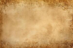 Rustic old brown paper background for writing text in vintage retro style photo