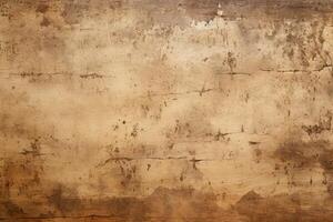 Rustic old brown paper background for writing text in vintage retro style photo