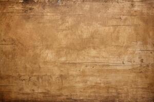 Rustic old brown paper background for writing text in vintage retro style photo