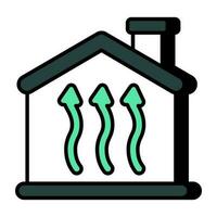 Creative design icon of home building vector