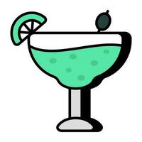 limonada icono, editable vector