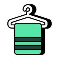 Modern design icon of towel rack vector