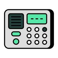 Perfect design icon of attendance machine vector