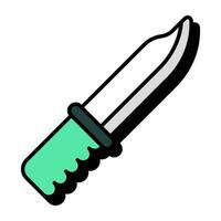 Modern design icon of knife vector