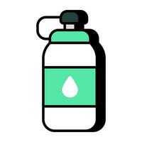 icono de diseño perfecto de botella de agua vector