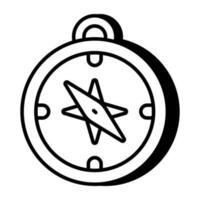 Modern design icon of compass vector