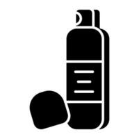 A unique design icon of body spray vector