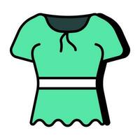 A perfect design icon of blouse vector