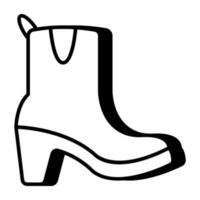 Premium download icon long shoe vector