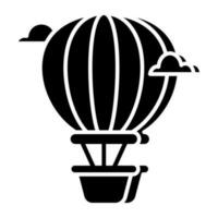 Premium download icon of hot air balloon vector