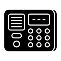 Perfect design icon of attendance machine vector