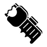 Creative design icon of stun gun vector