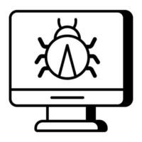 Trendy vector design of online bug