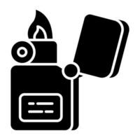 Trendy design icon of lighter vector