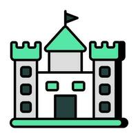 prima descargar icono de castillo vector