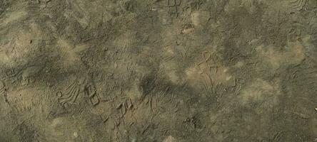 garden sand with dark brown color as background photo