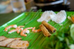 Spring Roll Ingredients photo