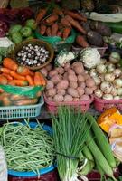 Vegetables in a Vendors Stall photo