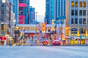 céntrico negocio centrar de Ottawa, Ontario en Canadá foto