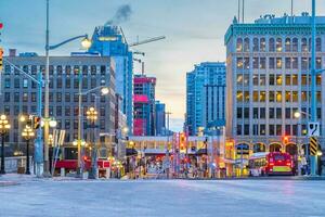 céntrico negocio centrar de Ottawa, Ontario en Canadá foto