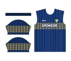 vistoso Deportes jersey diseño para sublimación o fútbol equipo diseño para sublimación vector