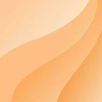 Orange wavy Abstract vector graphic background