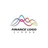 Business Finance Stock Exchange Charts Market Logo Design vector