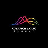 Business Finance Stock Exchange Charts Market Logo Design vector