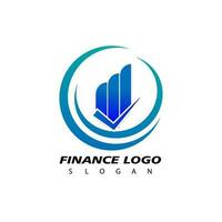 Financial logo, design inspiration vector template for business