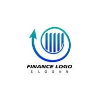 Financial logo, design inspiration vector template for business