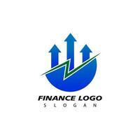 financiero logo, diseño inspiración vector modelo para negocio