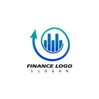 Financial logo, design inspiration vector template for business