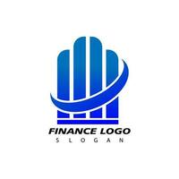 Financial logo, design inspiration vector template for business