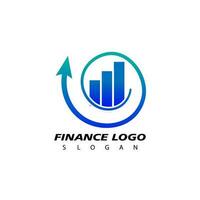 Financial logo, design inspiration vector template for business