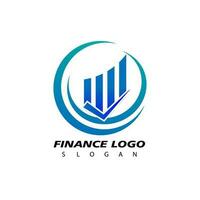 Financial logo, design inspiration vector template for business