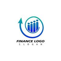 Financial logo, design inspiration vector template for business