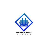 financiero logo, diseño inspiración vector modelo para negocio