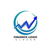 Financial logo, design inspiration vector template for business