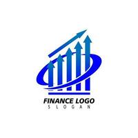 financiero logo, diseño inspiración vector modelo para negocio