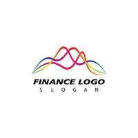 Business Finance Stock Exchange Charts Market Logo Design vector