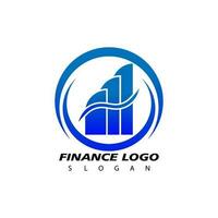 Financial logo, design inspiration vector template for business