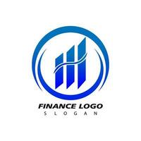 Financial logo, design inspiration vector template for business