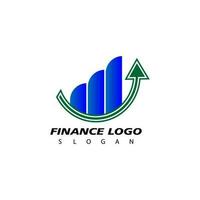 financiero logo, diseño inspiración vector modelo para negocio