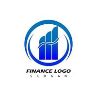 Financial logo, design inspiration vector template for business