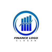 financiero logo, diseño inspiración vector modelo para negocio