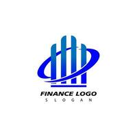 Financial logo, design inspiration vector template for business