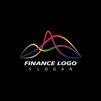 Business Finance Stock Exchange Charts Market Logo Design vector