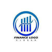 financiero logo, diseño inspiración vector modelo para negocio