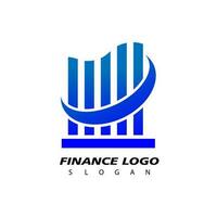 financiero logo, diseño inspiración vector modelo para negocio