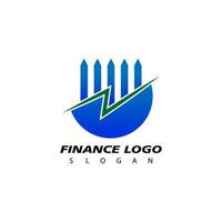 Financial logo, design inspiration vector template for business